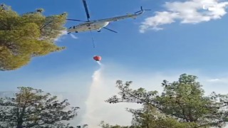 Çorumda orman yangını: Havadan ve karadan müdahale ediliyor