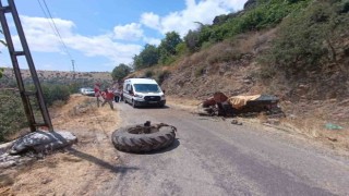Çorum'da traktör 30 metrelik şarampole uçtu: 1 ölü
