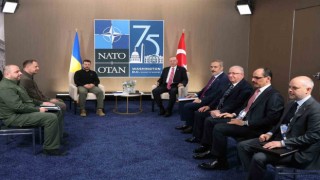 Cumhurbaşkanı Erdoğan, Ukrayna Devlet Başkanı Zelenskiy ile görüştü