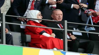 Cumhurbaşkanı Recep Tayyip Erdoğan, Türkiye - Hollanda maçını izledi