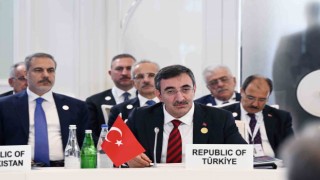 Cumhurbaşkanı Yardımcısı Yılmaz: “Orta Koridoru geliştirme konusunda ülkelerimizce yapılacak çalışmalar Türk Dünyasının küresel rolünü ortaya koyacaktır”