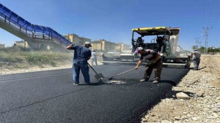Dağkentte yan yol yenileniyor