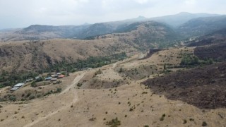 Dağlık alanda çıkan yangında 75 hektar alan zarar gördü