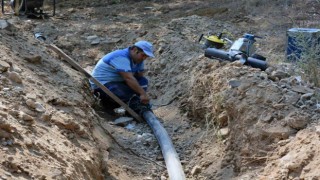 Datça Mesudiyede kireç tıkanıklığı hat yenileme çalışmasıyla giderildi