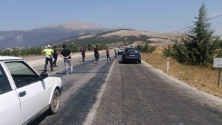 Denizli -Antalya karayolu çift yönlü trafiğe kapatıldı