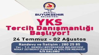 Denizli Büyükşehirden ücretsiz YKS tercih danışmanlığı