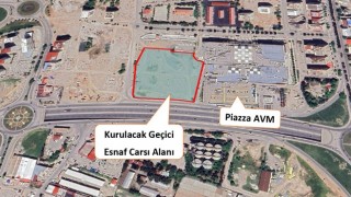 Depremzede Esnaflar için Yeni Geçici Çarşı Kuruluyor