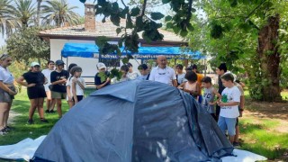 Doğa kampı ilk misafirlerini ağırladı