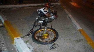 Edirne motosiklet ve otomobil çarpıştı: 1 ağır yaralı