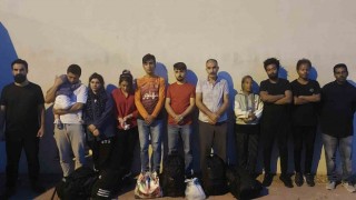 Edirnede göçmen operasyonu: 23 kaçak göçmen yakalandı