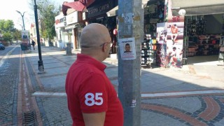 Edirnede Hollandalı baron wanted afişiyle aranıyor