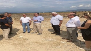 Edremit Tarıma Dayalı İhtisas Organize Sanayi Bölgesinde incelemelerde bulundular
