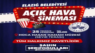 Elazığ Belediyesi, Harputta açık hava sineması nostaljisi yaşatacak