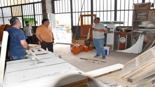 Emet Belediye Başkanı Koca, çeşitli birimlerin çalışmalarını yerinde inceledi