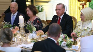 Erdoğan Çifti, Beyaz Saray'da Resmi Akşam Yemeğine Katıldı