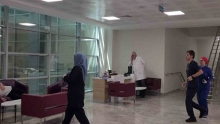 Erzurum Şehir Hastanesinde mavi kod tatbikatı