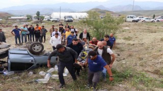 Erzurumda trafik kazası: 3 yaralı