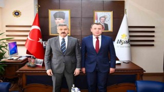 Eşmeye yeni atanan Kaymakamdan Vali Ergünü ziyaret