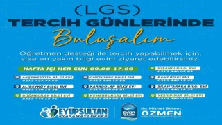 Eyüpsultan Belediyesinden öğrencilere LGS tercih desteği