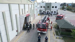 Fabrika yangınlarının yaşandığı OSBde nefes kesen tatbikat