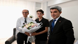 Geçit, Türkiye birincisi Arda Taşdemiri ziyaret etti