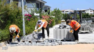 Güzelçamlı Mahallesinde üstyapı yatırımları hız kesmiyor