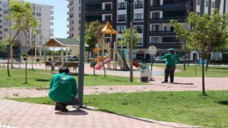 Haliliyede parklar yenileniyor