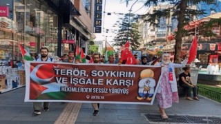 Hekimler bir kez daha Gazze için yürüdü