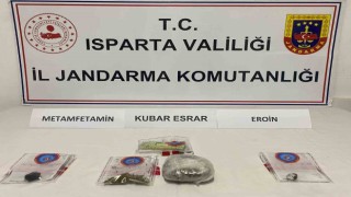 Ispartada araçta uyuşturucu ele geçirildi