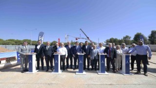 İzmir AOSBde kurulacak itfaiye merkezinin temelini atıldı