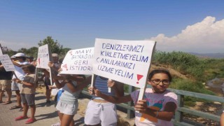 İzmirde site sakinleri arıtma tesisi yapılmasını istiyor