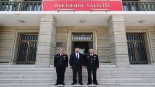 Jandarma Genel Komutanı Orgeneral Arif Çetin, Vali Aksoyu ziyaret etti