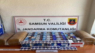Jandarmadan kaçak makaron operasyonu