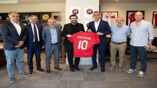 Kasımpaşa Başkanı Mehmet Fatih Saraçtan TFF Başkanı Hacıosmanoğluna ziyaret