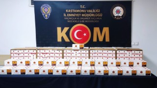 Kastamonuda 20 bin boş makaron ele geçirildi