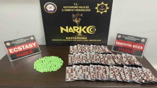 Kastamonuda çok sayıda uyuşturucu hap ele geçirildi: 1 tutuklama