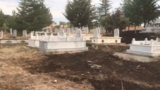 Kastamonuda mezarlıkta çıkan yangın ormana sıçramadan söndürüldü