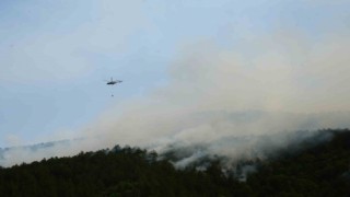Kastamonudaki orman yangına 18 saattir müdahale devam ediyor