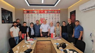 Kaymakam Arısoy, Nazillili gazetecilerle vedalaştı