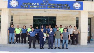 Kaymakam Bilici, birlikte görev yaptığı kamu çalışanlarına veda etti