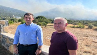 Kaymakam Çit ve Başkan Mandalinciden Bodrumdaki yangınla ilgili açıklama