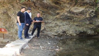 Kaymakam Gündoğdu, Çağlayan Tabiat Parkında incelemelerde bulundu