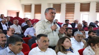Kaymakam Karaloğlu muhtarların sorun ve taleplerini dinledi