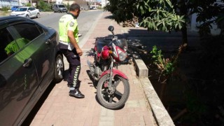 Kaza yapan ehliyetsiz motosiklet sürücüsüne 27 bin 460 TL para cezası