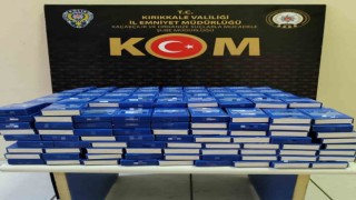 Kırıkkalede 390 paket kaçak sigara ele geçirildi: 1 gözaltı
