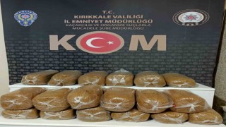 Kırıkkalede 99 kilogram kaçak tütün ele geçirildi: 1 gözaltı