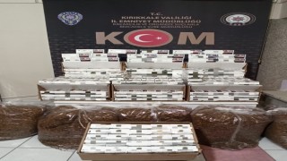 Kırıkkalede kaçak tütün operasyonu: 4 gözaltı