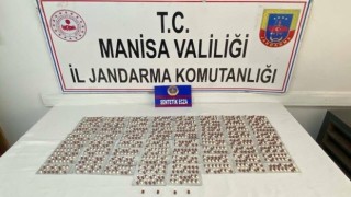 Kırkağaçta uyuşturucu hap ele geçirildi