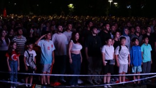 Kırklarelinde milli maç heyecanı dev ekranda yaşandı