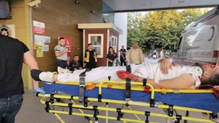 Kontrolden çıkan motosiklet metrelerce sürüklendi: 1 ağır yaralı